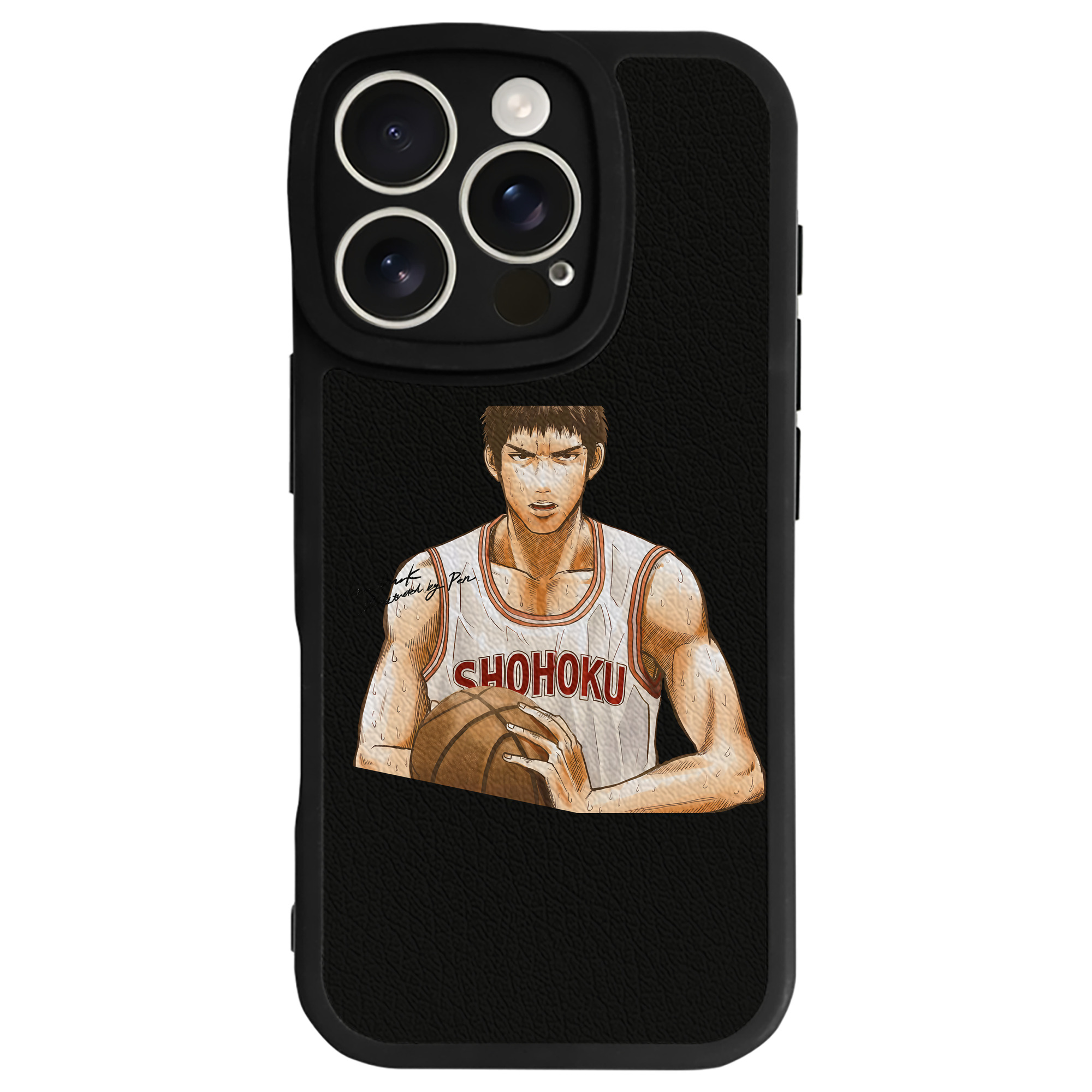 （画像用） SLAM DUNK／スラムダンク 【iPhone 16シリーズ対応】シリコンスマホケース（レザー調） 材質：シリコン